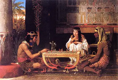 Egyptian Chess Players Lawrence Alma Tadema